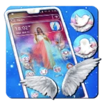 jesus blessing launcher theme android application logo